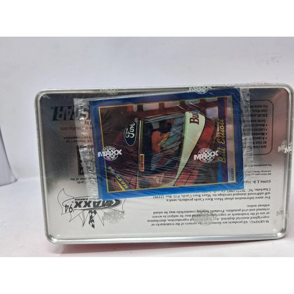 1994 Maxx Race Cards -Premier Series -NASCAR - Collectable Tin Box -New Sealed W